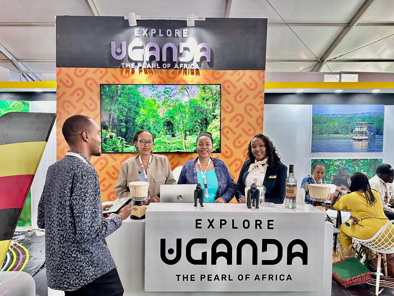 Uganda stall at the Magical Kenya Tourism Expo